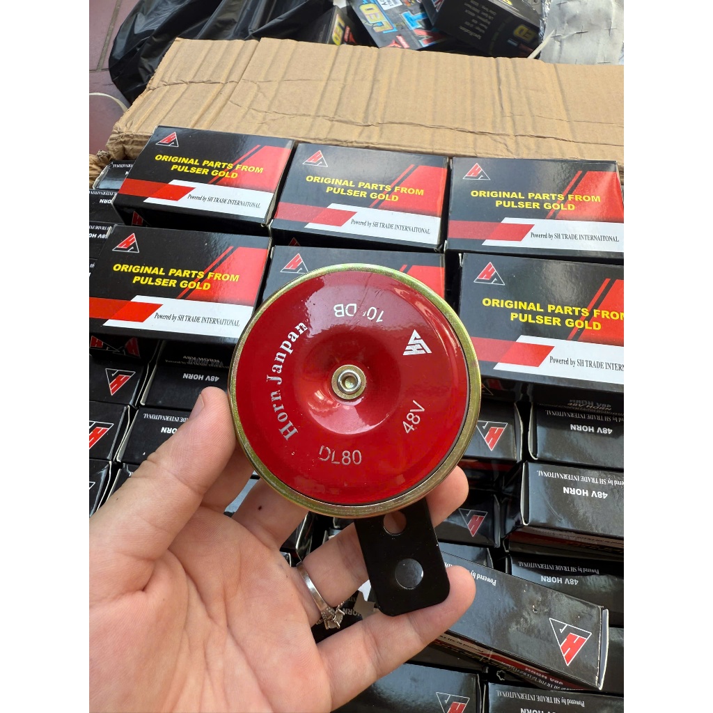 Còi xe điện 48-60volt lắp cho các dòng xe dùng 4 bình và 5 bình như 133S ,133M ,133Plus, 133Pro,Asam