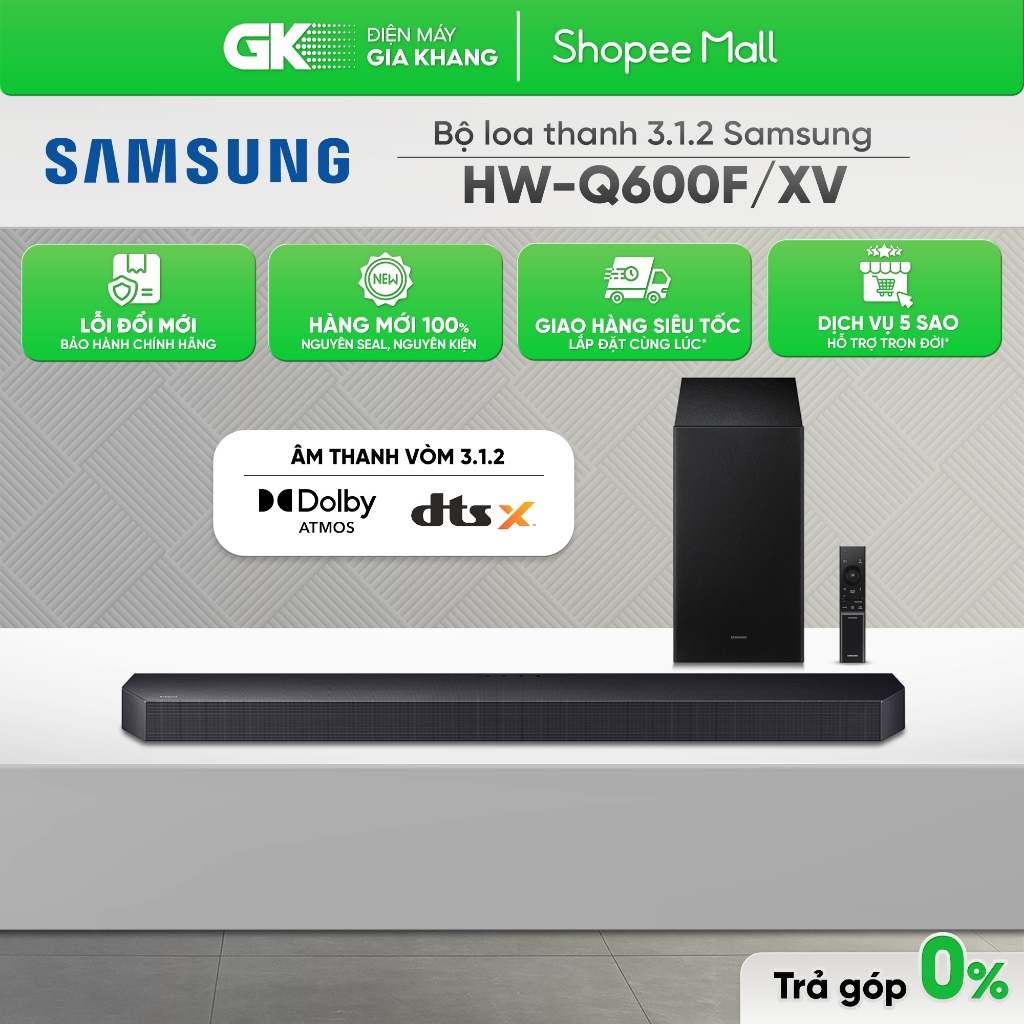 Bộ loa thanh Samsung HW-Q600F/XV 380W [Freeship HCM]