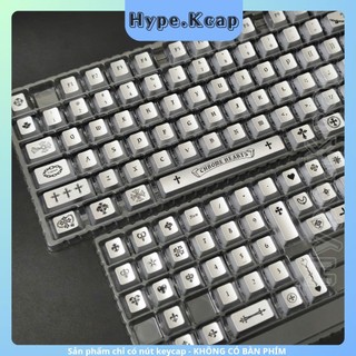 Keycap Chrome Hearts Xuyên Led Cherry Profile