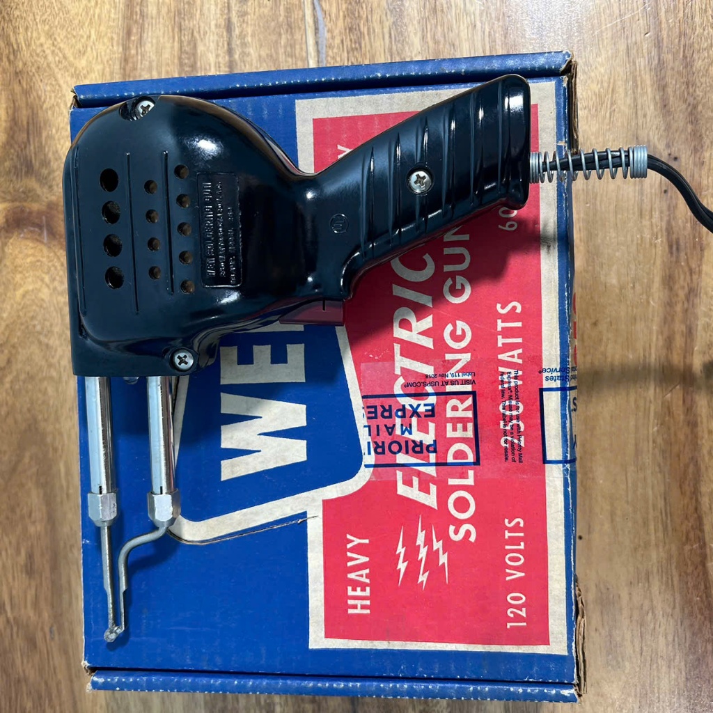 Máy hàn xung WELLER 8250,550 {made in USA} điện 110V ,mỏ hàn xung của MỸ sản xuất những năm 1960