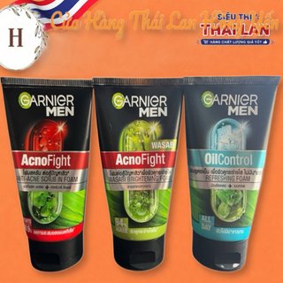 Sữa rửa mặt Nam Garnier Men Đở Mụn và Dầu Hàng Thái Lan 100ml