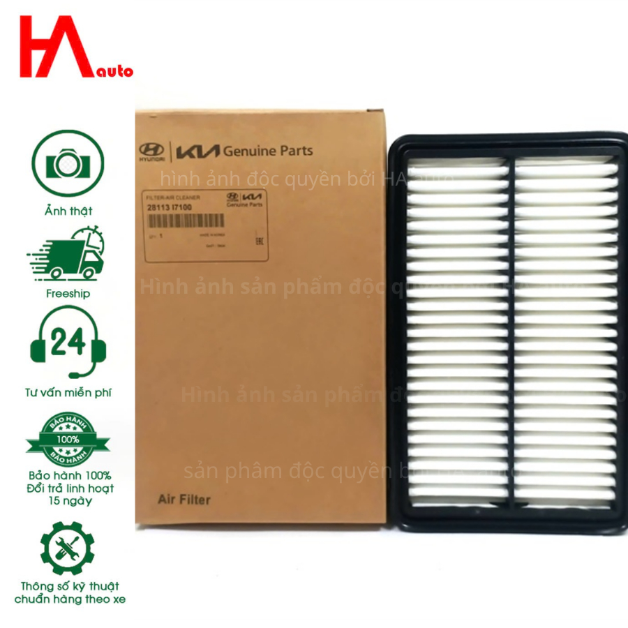 Lọc gió động cơ  Creta 22+, Stargazer. Mã 28113-I7100
