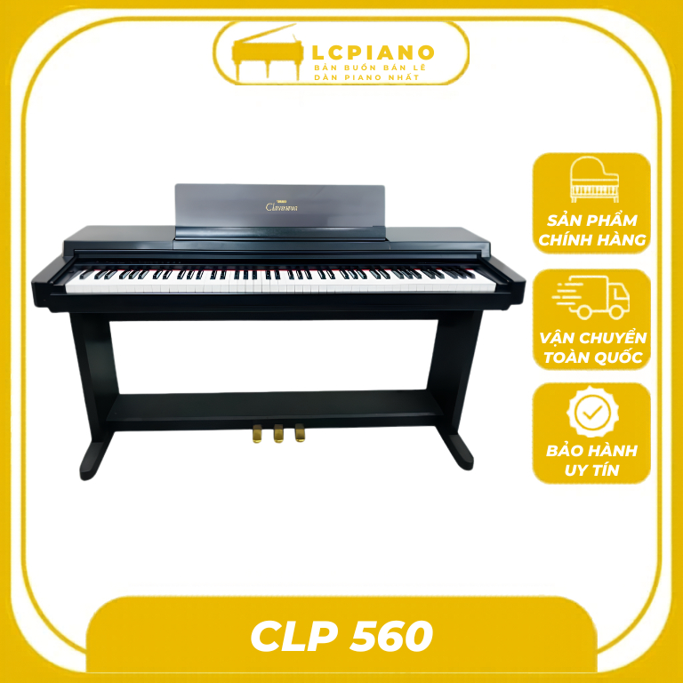 Đàn Piano Điện CLP560 88 Phím Nhật Bản Màu Gỗ Đen