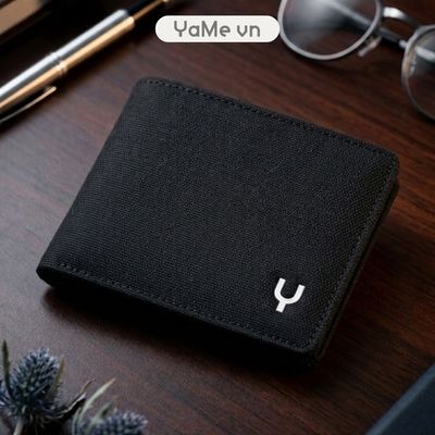 Ví Ngang Nam Canvas Bền Nhẹ #Y2010 095 23588 |YaMe|