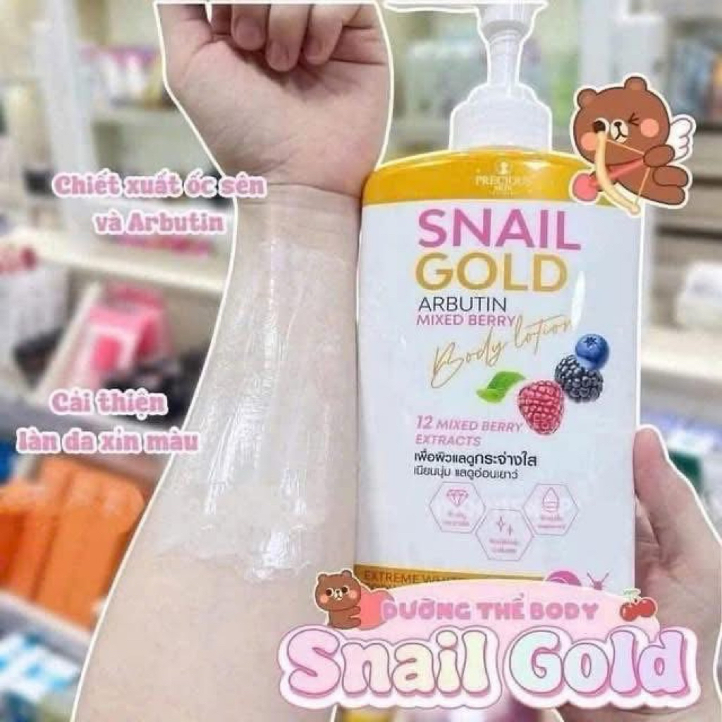 Body snail gold chai 500ml chính hãng