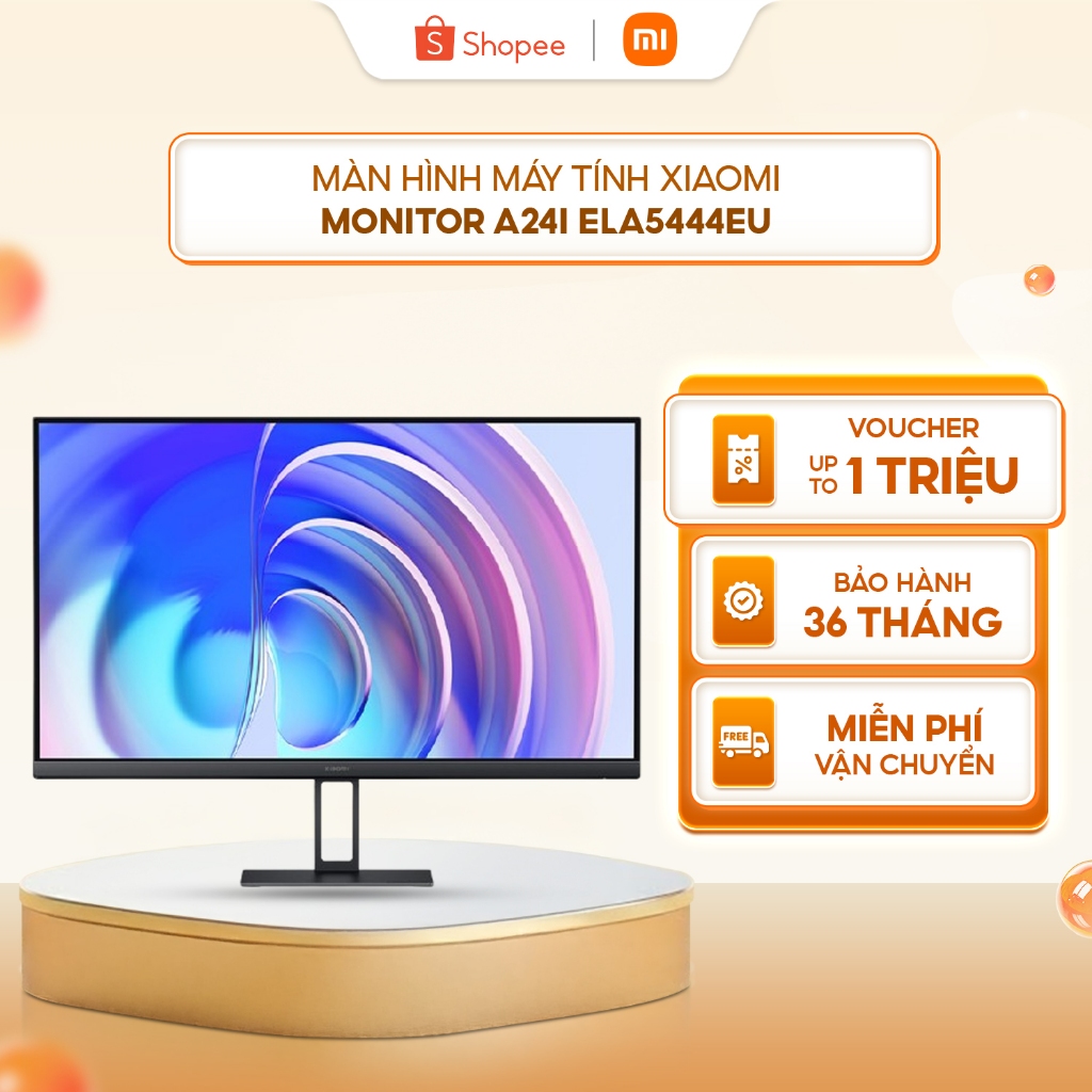 Màn hình máy tính Xiaomi Monitor A24i ELA5444EU - Màn hình cứng IPS - Tốc độ làm mới 100Hz - Thân má