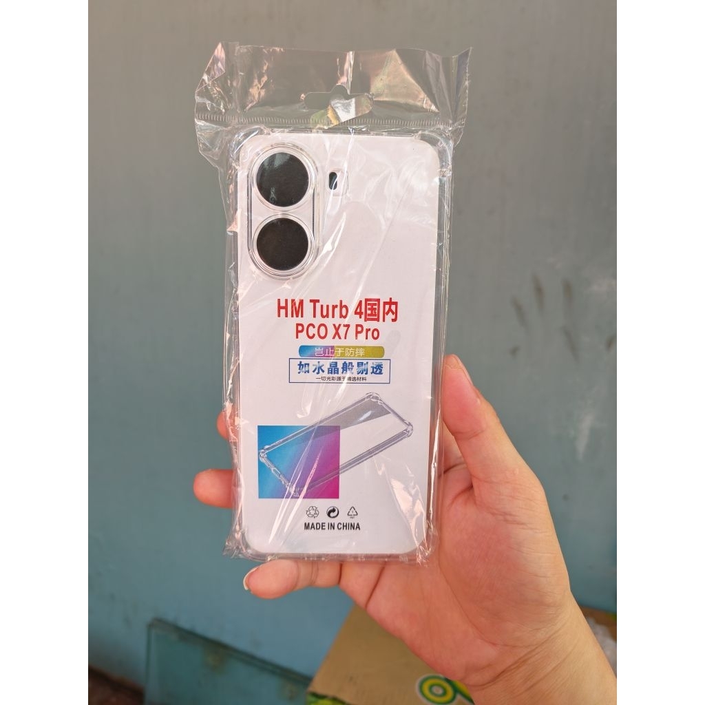 Ốp Lưng Redmi Turbo 4 Trong Suốt Chống Sốc redmi Turb 4 PCO X7 Pro - Silicon Mỏng Nhẹ