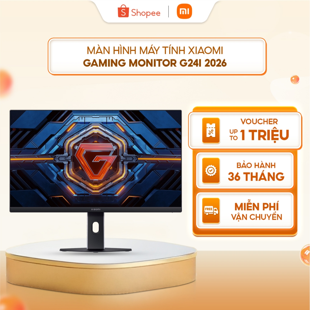 Màn hình máy tính Xiaomi Gaming Monitor G24i 2026 - Tần số quét 200Hz - HDR400 - Bảo hành 3 năm
