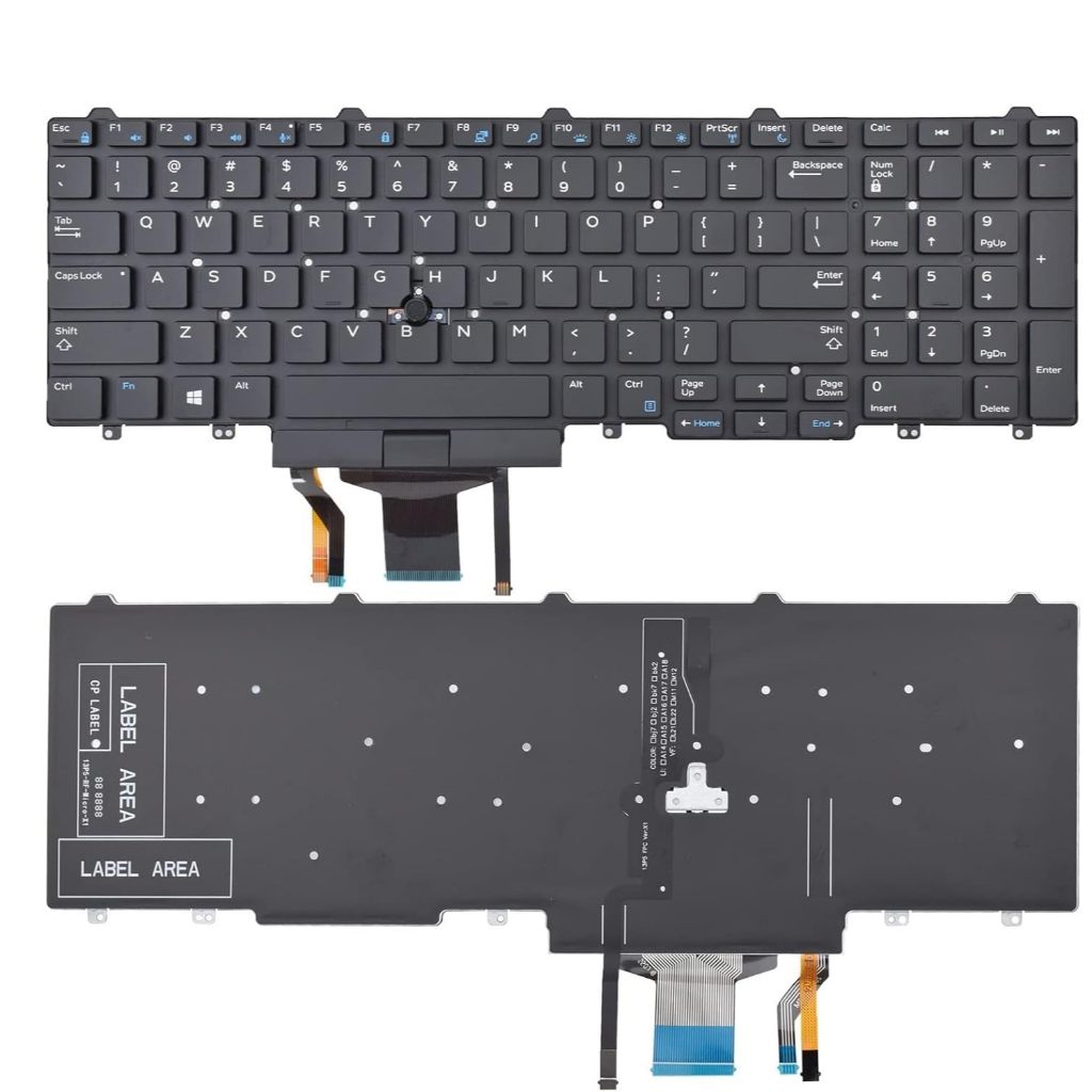 Bàn phím laptop Dell Precision 3510 M3510 M3520 7510 M7510 M7520 (Có Đèn)