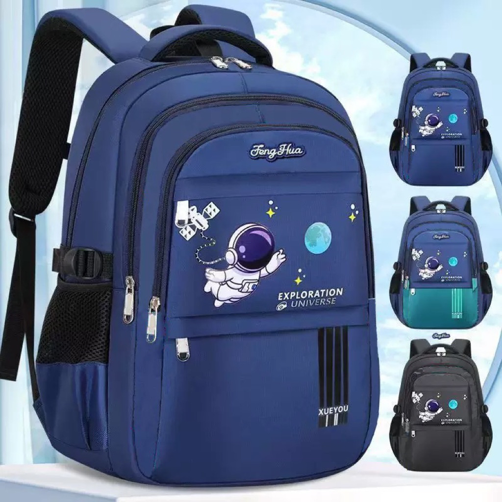 Balo dành cho học sinh tiểu học với thiết kế chống gù chống nước Bb02