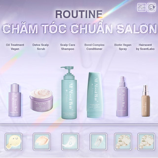 Combo Dầu Gội, Dầu Xả, Ủ Oil, Xịt Dưỡng Tóc Biotin AAH Chăm Sóc Và Phục Hồi, Dưỡng Tóc Toàn Diện