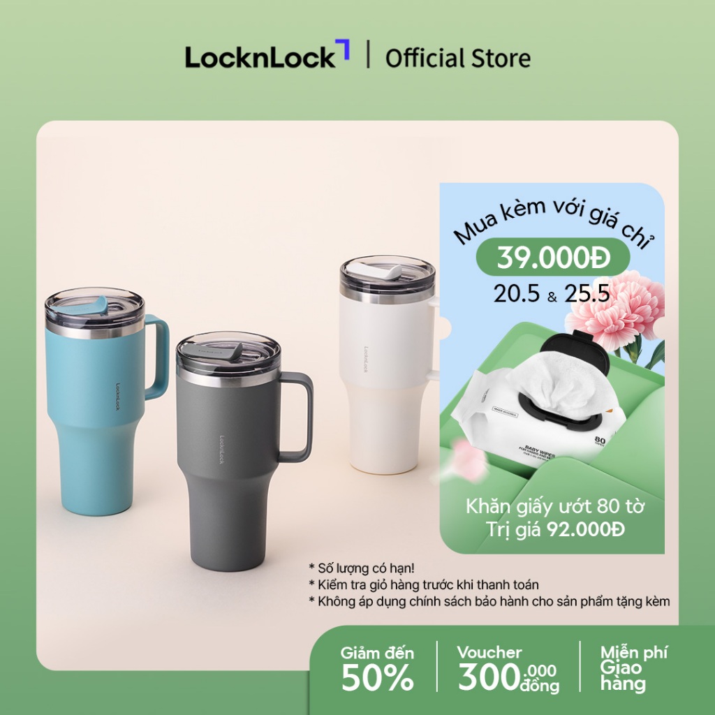 Bình giữ nhiệt LocknLock Metro King 820ml LHC4326