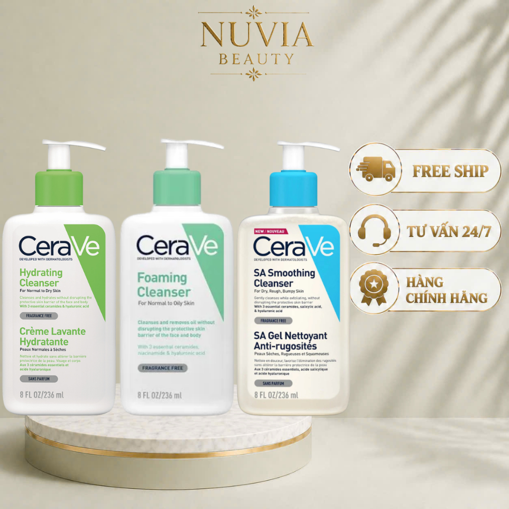 Sữa Rửa Mặt CeraVe 236ml/473ml