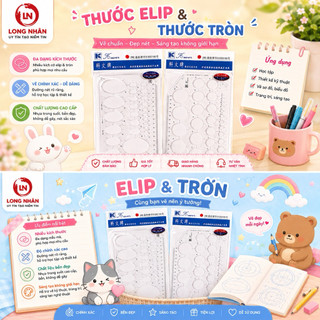 Thước elip thước tròn vẽ kỹ thuật
