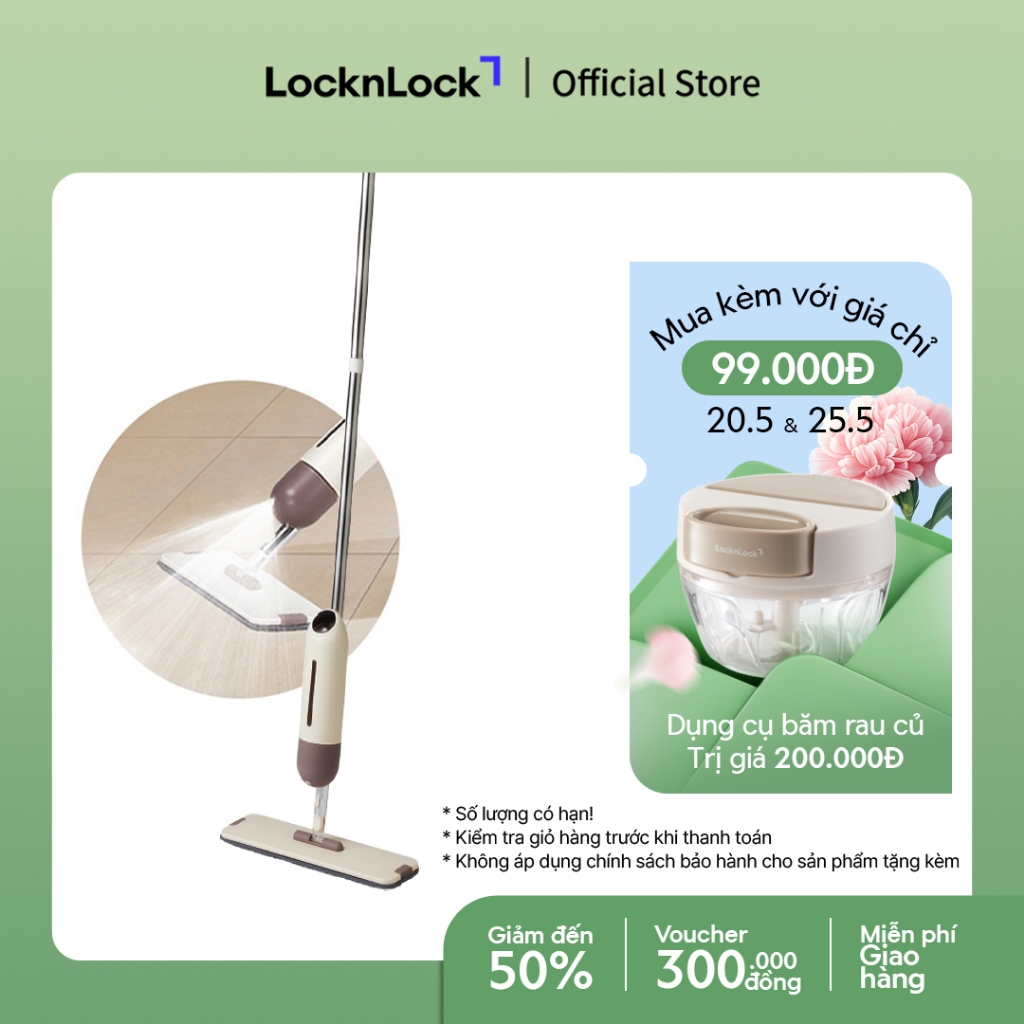 Cây lau nhà Lock&Lock dạng tia nước ETM472