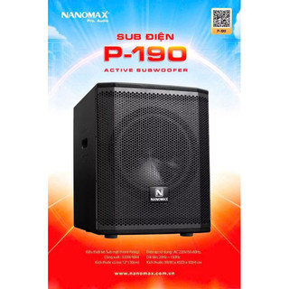 Loa Sub Nanomax P-170 Và P-190