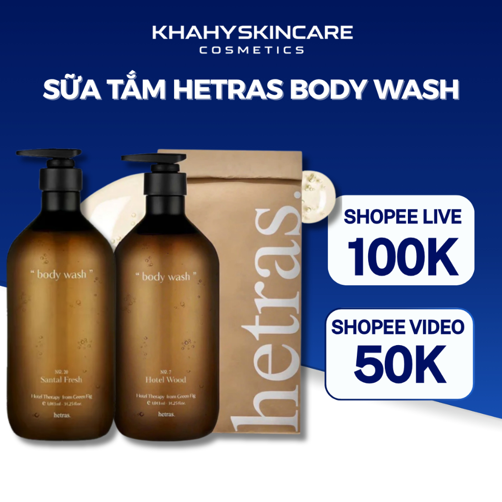 Sữa Tắm Hương Nước Hoa Hetras Body Wash 1013ml