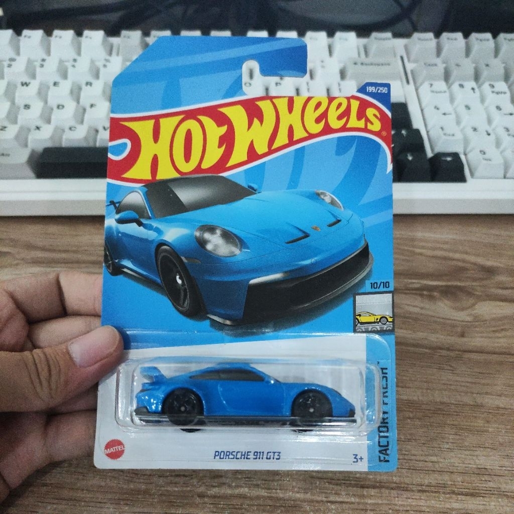 xe hot wheels mô hình porsche 911 gt3 basic hiếm