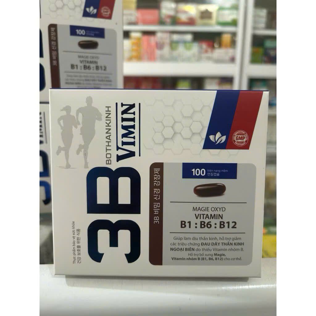 Viên uống bổ thần kinh 3B - bổ sung magie , vitamin nhóm B