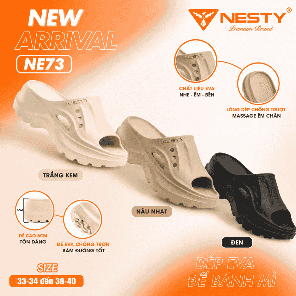 N73 Nesty Dép Eva đế bánh mỳ 🍀