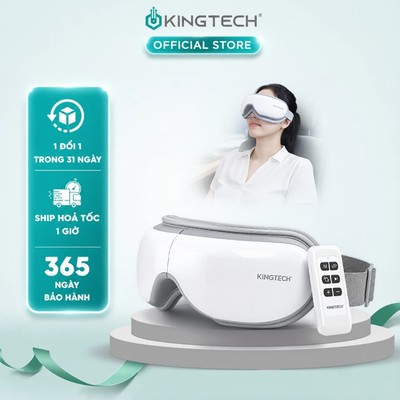 Máy Massage Mắt Cao Cấp KINGTECH KY-925 Mát xa Túi Khí Kèm Nhiệt, Tích Hợp Bluetooth - Chính Hãng