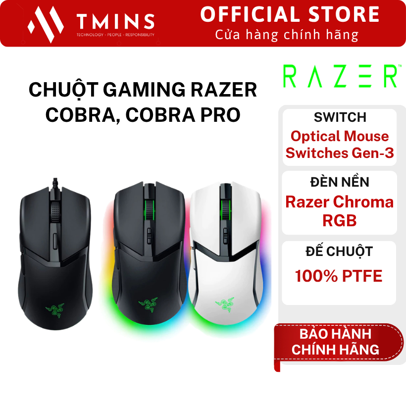 Chuột gaming Razer Cobra, Cobra Pro - Hàng chính hãng