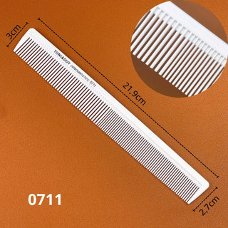 Lược Cắt tóc Nam Nữ Nhiều Mẫu Màu Trắng, Lược Cắt Tóc Nam Bản To Dành Cho Thợ Tóc