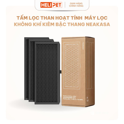 [Phụ Kiện] Tấm Lọc Than Hoạt Tính Máy Lọc Không Khí Kiêm Bậc Thang Chống Văng Cát Neakasa