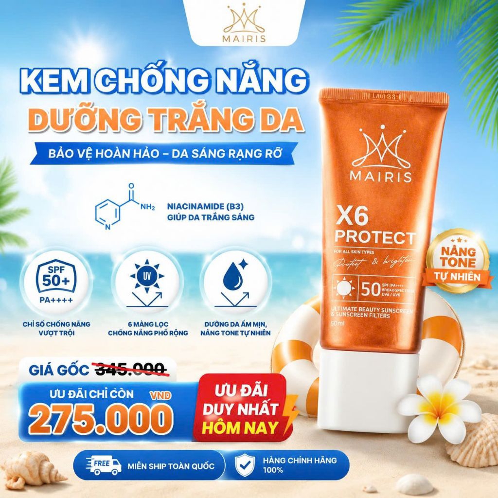 kem chống nắng X6 protect