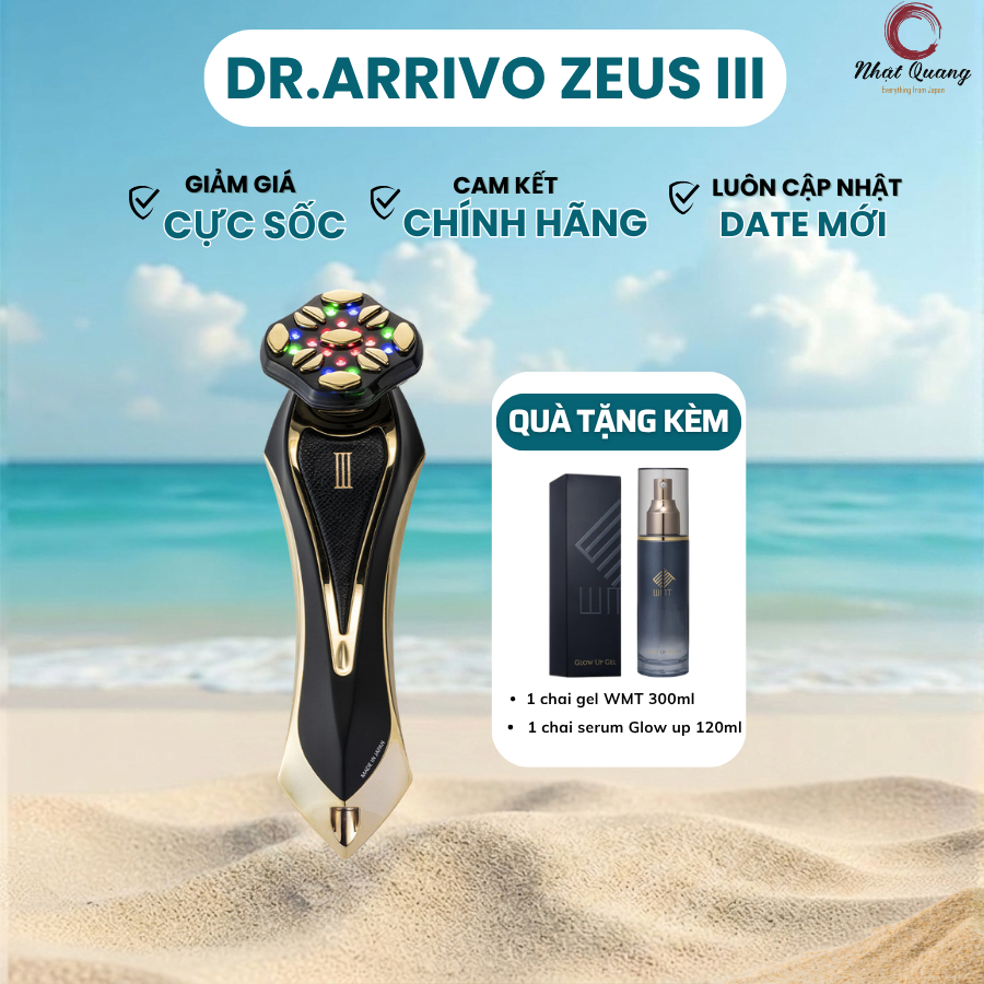Máy làm đẹp và nâng cơ Dr.Arrivo The Zeus 3 nội địa Nhật