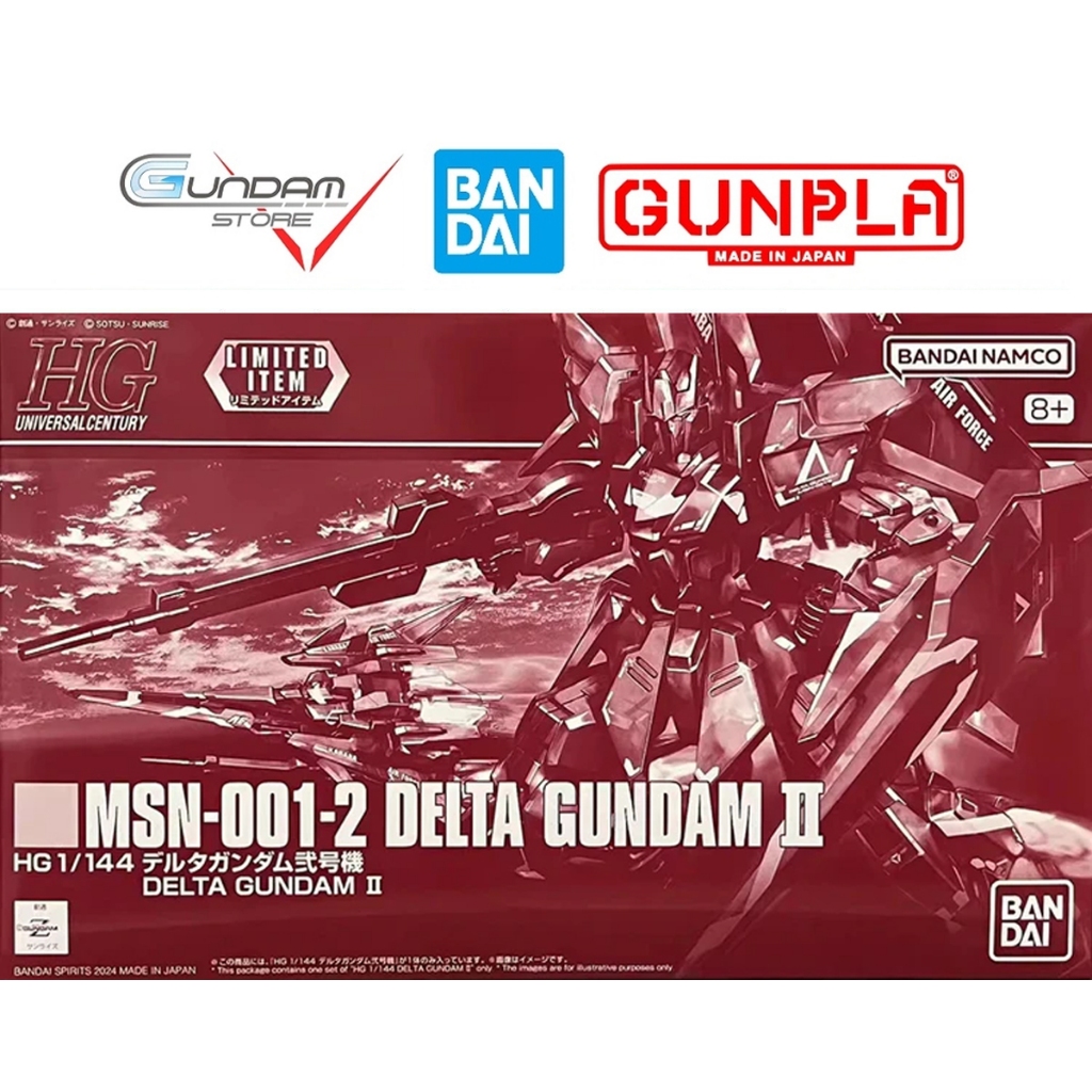 Mô Hình Gunpla HG Delta Gundam II 2 1/144 Bandai Zeta Đồ Chơi Lắp Ráp