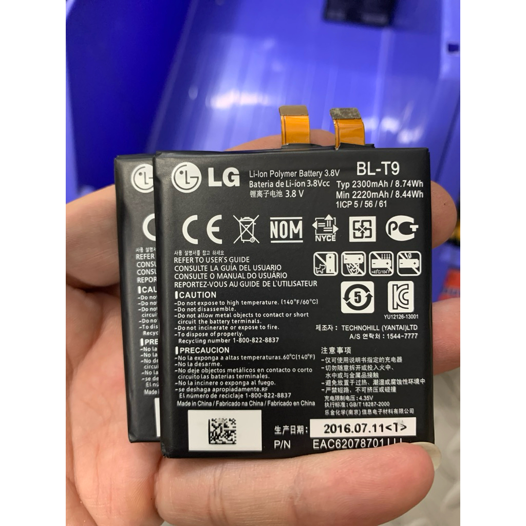 Pin LG Google Nexus 5 D820 (BL-T9) 2300mah.
