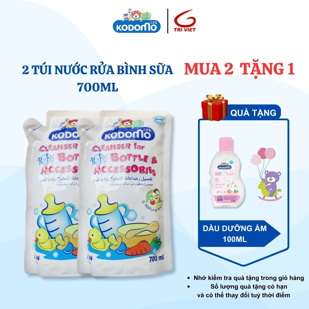 NƯỚC RỬA BÌNH SỮA VÀ RAU CỦ QUẢ KODOMO