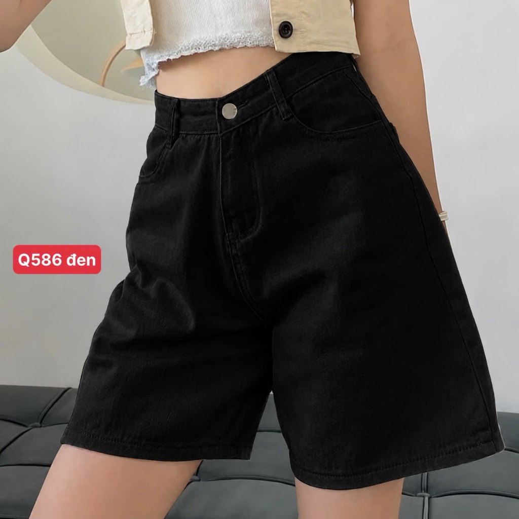 Quần Jean Ngố Bigsize Nữ Lưng Cao Quần Đùi Dài Trẻ Trung Ống Rộng Q582/Q583/Q584/Q586 | BigBuy360 - bigbuy360.vn