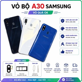 Vỏ bộ samsung  A30,kèm kính Camera,khay sim