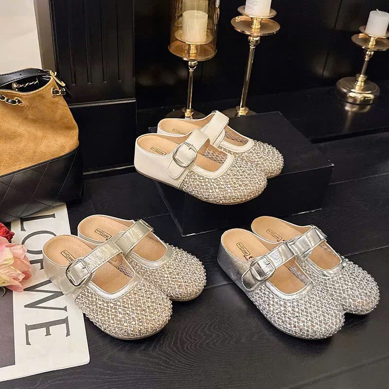 Sục lưới nữ đính đá 1866 fulbox - HACHI SHOES