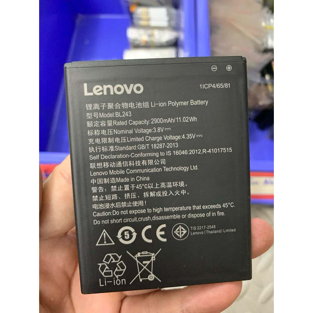 Pin Lenovo A7000, A7000 Plus (BL243) Dung Lượng 3000mAh.