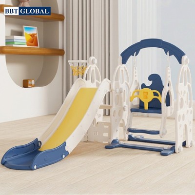 Cầu trượt xích đu BBT Global máng dài cỡ lớn BSL424