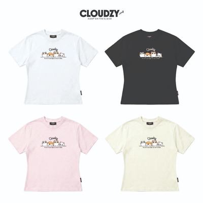 Áo thun form fit baby tee phông nữ cộc tay local brand Cloudzy cổ tròn basic 100% cotton BBT SWEET