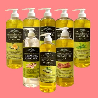 Dầu Massage Body ( nhiều mùi tự chọn ) dùng cho mọi loại da , Hương thơm tự nhiên , nhiều mùi tự chọn - Chai Vòi Nhấn