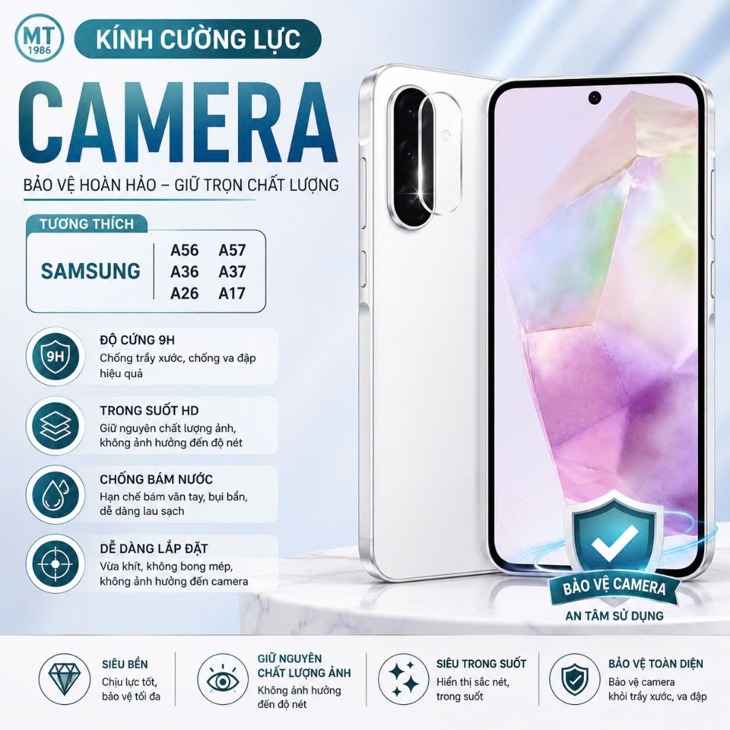 Kính Cường Lực CAMERA SAMSUNG A57/ A37/ A17/ A56/ A36/ A26 Samsung S26 ULTRA/ S26 PLUS/ S26/ S25 Ult