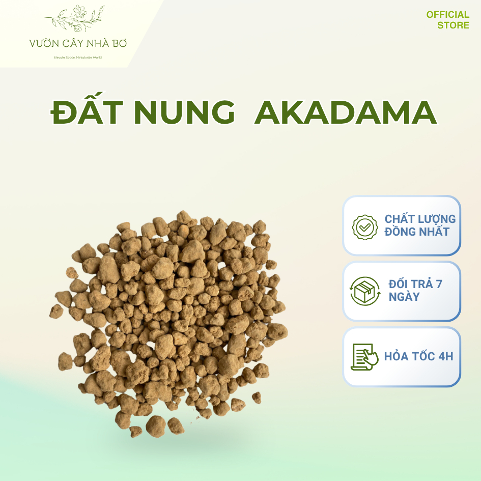 Đất Nung Akadama Trồng Bonsai Terrarium Giữ Ẩm Thoát Nước Tốt