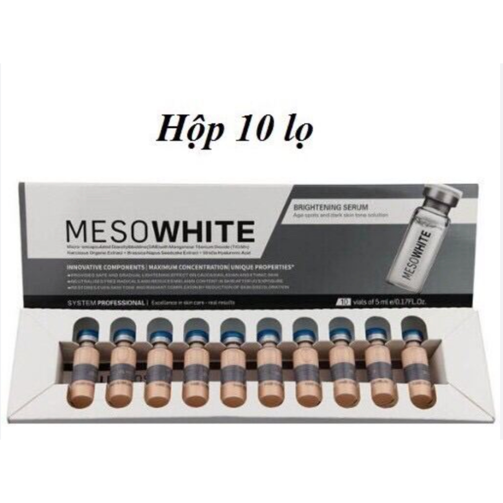 Tính chất Cấy phấn trắng da Hàn Quốc MESO WHITE