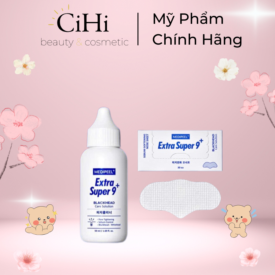 [Daiso x Medipeel] Dung Dịch Ủ Mụn Đầu Đen Medipeel Super 9+ Plus 50ml Unbox Hàng Daiso