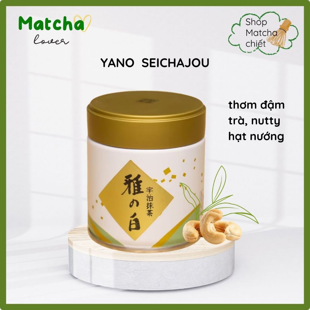 Matcha Nhật thơm béo, nutty, miyabi no shiro, đậm trà, màu xanh đậm - 20G, 50G