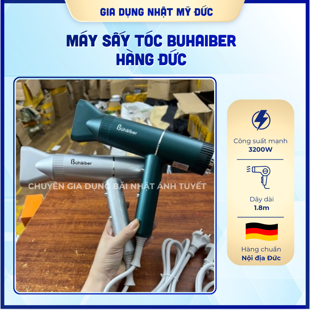 Máy sấy tóc BUHAIBER hàng đức(made in germany