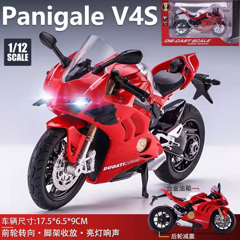 Mô hình xe mô tô ninja Kawasaki H2R Huayi bằng hợp kim