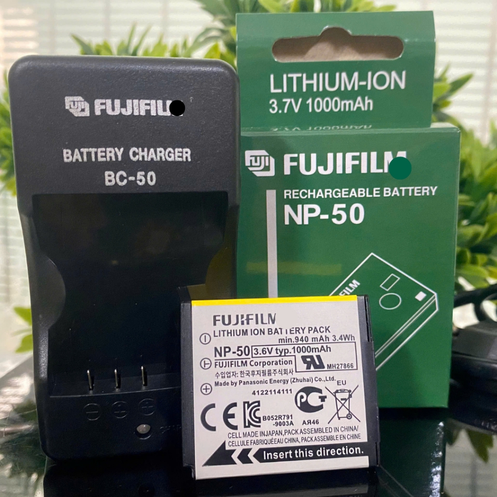 Bộ Pin, Sạc Fujifilm NP-50/NP50 Cho FinePix XP100, FinePix XP150, FinePix XP170, FinePix XP200 / X10