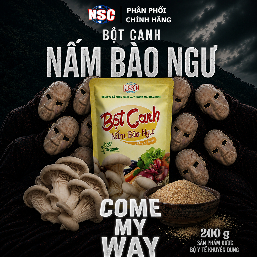 [NSC] Bột Canh Nấm Bào Ngư Royal [NSC] , Không Mì Chính ,Thuần Chay, Tốt Cho Sức Khỏe | Túi 200g