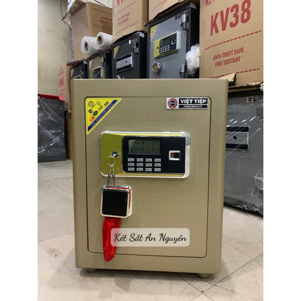 Két Sắt Việt Tiệp KC50 Khóa Điện Tử Bấm Số Thông Minh Màu Phong Thuỷ